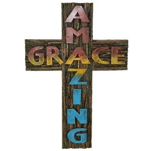 Amazing Grace Wall Cross